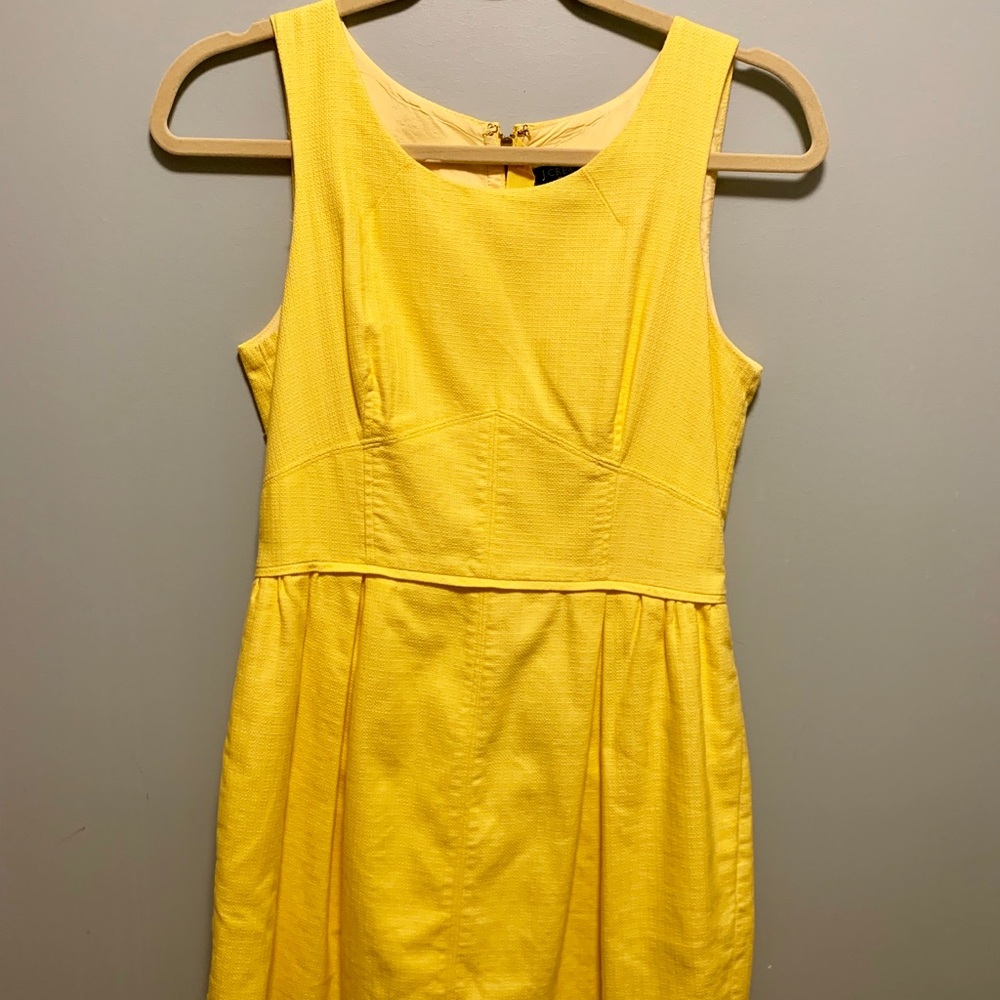 J. Crew yellow dress